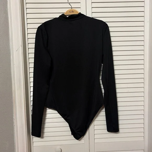 And Now This Womens Black Long Sleeve Bodysuit - Picture 3 of 3